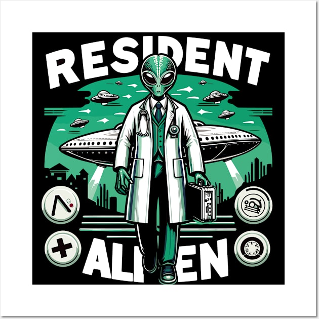 Resident Alien Wall Art by aswIDN